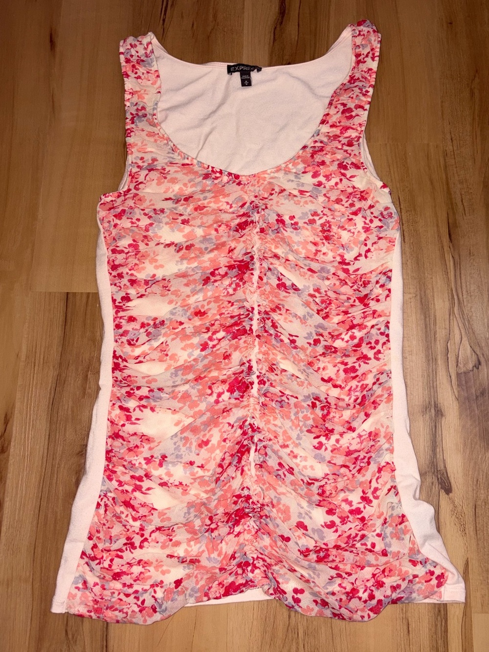 Y2K Vintage EXPRESS Mesh Lace Tank Top